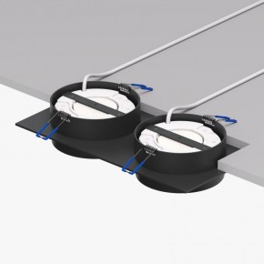 DK2092-BK Встраиваемый светильник FLAT, IP 20, до 15 Вт, GX53, LED, черный, алюминий в Ишиме - ishim.ok-mebel.com | фото 2