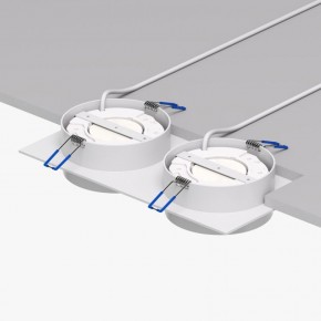DK2092-WH Встраиваемый светильник FLAT, IP 20, до 15 Вт, GX53, LED, белый, алюминий в Ишиме - ishim.ok-mebel.com | фото 4
