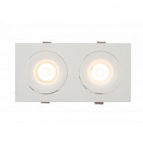 DK2122-WH Встраиваемый светильник, IP 20, 50 Вт, GU10, белый, алюминий в Ишиме - ishim.ok-mebel.com | фото