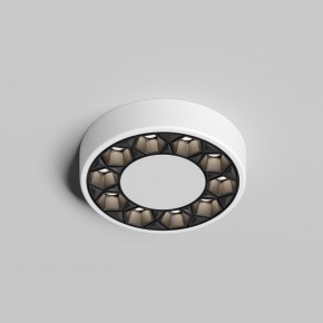 DK2440-WB Встраиваемый светильник DUAL 5+5 Вт, LED 4000K, IP 20, d90mm, белый/черный, алюминий/акрил в Ишиме - ishim.ok-mebel.com | фото 3