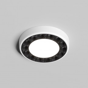 DK2441-WB Встраиваемый светильник DUAL 9+9 Вт, LED 4000K, IP 20, d120mm, белый/черный, алюминий/акрил в Ишиме - ishim.ok-mebel.com | фото 2
