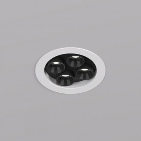 DK2510-WB Встраиваемый светильник SPACE со светодиодом d65 220V 8W 38° 4000К IP20 белый/черный алюминий в Ишиме - ishim.ok-mebel.com | фото