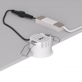 DK2510-WB Встраиваемый светильник SPACE со светодиодом d65 220V 8W 38° 4000К IP20 белый/черный алюминий в Ишиме - ishim.ok-mebel.com | фото 3