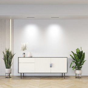 DK2515-WB Встраиваемый светильник SPACE со светодиодом L240mm 220V 20W 38° 4000К IP20 белый/черный алюминий в Ишиме - ishim.ok-mebel.com | фото 7