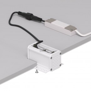 DK2530-WB Встраиваемый светильник SPACE со светодиодом под шпатлевку L69mm 220V 6W 38° 4000К IP20 белый/черный алюминий в Ишиме - ishim.ok-mebel.com | фото 5