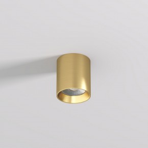 DK2610-SB Накладной светильник SHINE TUBE со светодиодом, D70*H80, IP20, 3000К, 10W, RA?90, сатинированная латунь, алюминий в Ишиме - ishim.ok-mebel.com | фото 2