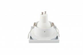 DK3014-WH Встраиваемый светильник влагозащ., IP 44, 50 Вт, GU10, белый, алюминий в Ишиме - ishim.ok-mebel.com | фото 5