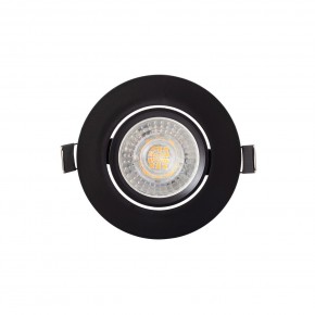 DK3020-BK Встраиваемый светильник, IP 20, 10 Вт, GU5.3, LED, черный, пластик в Ишиме - ishim.ok-mebel.com | фото