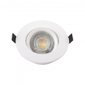 DK3020-WH Встраиваемый светильник, IP 20, 10 Вт, GU5.3, LED, белый, пластик в Ишиме - ishim.ok-mebel.com | фото 2