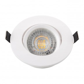 DK3020-WH Встраиваемый светильник, IP 20, 10 Вт, GU5.3, LED, белый, пластик в Ишиме - ishim.ok-mebel.com | фото 4