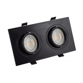 DK3022-BK Встраиваемый светильник, IP 20, 10 Вт, GU5.3, LED, черный, пластик в Ишиме - ishim.ok-mebel.com | фото