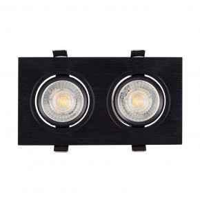 DK3022-BK Встраиваемый светильник, IP 20, 10 Вт, GU5.3, LED, черный, пластик в Ишиме - ishim.ok-mebel.com | фото 2
