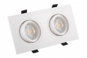 DK3022-WH Встраиваемый светильник, IP 20, 10 Вт, GU5.3, LED, белый, пластик в Ишиме - ishim.ok-mebel.com | фото