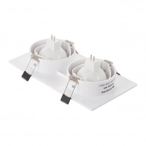 DK3022-WH Встраиваемый светильник, IP 20, 10 Вт, GU5.3, LED, белый, пластик в Ишиме - ishim.ok-mebel.com | фото 3