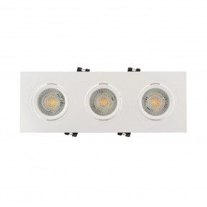 DK3023-WH Встраиваемый светильник, IP 20, 10 Вт, GU5.3, LED, белый, пластик в Ишиме - ishim.ok-mebel.com | фото