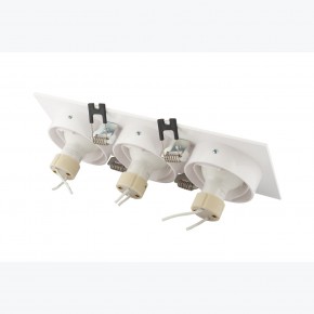 DK3023-WH Встраиваемый светильник, IP 20, 10 Вт, GU5.3, LED, белый, пластик в Ишиме - ishim.ok-mebel.com | фото 4