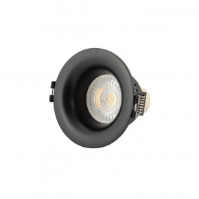 DK3024-BK Встраиваемый светильник, IP 20, 10 Вт, GU5.3, LED, черный, пластик в Ишиме - ishim.ok-mebel.com | фото 1