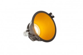 DK3026-BG Встраиваемый светильник, IP 20, 10 Вт, GU5.3, LED, черный/золотой, пластик в Ишиме - ishim.ok-mebel.com | фото 3