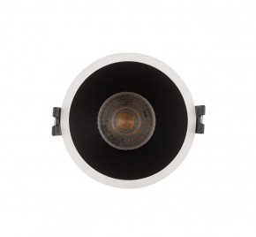 DK3026-WB Встраиваемый светильник, IP 20, 10 Вт, GU5.3, LED, белый/черный, пластик в Ишиме - ishim.ok-mebel.com | фото