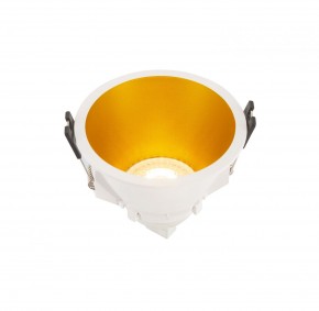 DK3026-WG Встраиваемый светильник, IP 20, 10 Вт, GU5.3, LED, белый/золотой, пластик в Ишиме - ishim.ok-mebel.com | фото 4