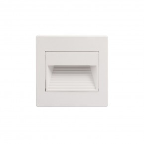 DK3050-WH Светильник встраиваемый в стену, IP 20, LED 3000, 1 Вт, белый, пластик в Ишиме - ishim.ok-mebel.com | фото 3