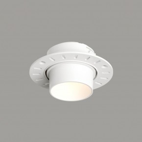 DK3056-WH Встраиваемый светильник под шпатлевку, IP20, до 15 Вт, LED, GU5,3, белый, пластик в Ишиме - ishim.ok-mebel.com | фото