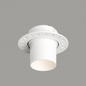 DK3057-WH Встраиваемый светильник под шпатлевку, IP20, до 15 Вт, LED, GU5,3, белый, пластик в Ишиме - ishim.ok-mebel.com | фото