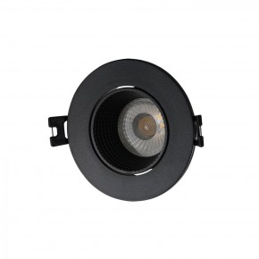 DK3061-BK Встраиваемый светильник, IP 20, 10 Вт, GU5.3, LED, черный/черный, пластик в Ишиме - ishim.ok-mebel.com | фото