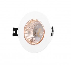 DK3061-WBR Встраиваемый светильник, IP 20, 10 Вт, GU5.3, LED, белый/бронзовый, пластик в Ишиме - ishim.ok-mebel.com | фото