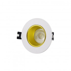 DK3061-WH+YE Встраиваемый светильник, IP 20, 10 Вт, GU5.3, LED, белый/желтый, пластик в Ишиме - ishim.ok-mebel.com | фото