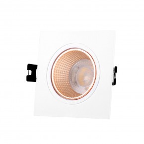 DK3071-WBR Встраиваемый светильник, IP 20, 10 Вт, GU5.3, LED, белый/бронзовый, пластик в Ишиме - ishim.ok-mebel.com | фото