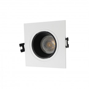 DK3071-WH+BK Встраиваемый светильник, IP 20, 10 Вт, GU5.3, LED, белый/черный, пластик в Ишиме - ishim.ok-mebel.com | фото