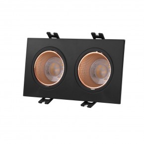 DK3072-BBR Встраиваемый светильник, IP 20, 10 Вт, GU5.3, LED, черный/бронзовый, пластик в Ишиме - ishim.ok-mebel.com | фото