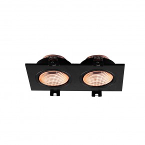DK3072-BBR Встраиваемый светильник, IP 20, 10 Вт, GU5.3, LED, черный/бронзовый, пластик в Ишиме - ishim.ok-mebel.com | фото 2