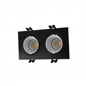 DK3072-BK+WH Встраиваемый светильник, IP 20, 10 Вт, GU5.3, LED, черный/белый, пластик в Ишиме - ishim.ok-mebel.com | фото