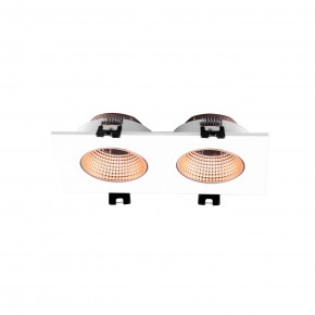 DK3072-WBR Встраиваемый светильник, IP 20, 10 Вт, GU5.3, LED, белый/бронзовый, пластик в Ишиме - ishim.ok-mebel.com | фото 2