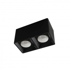 DK3085-BK+CH Светильник накладной IP 20, 10 Вт, GU5.3, LED, черный/хром, пластик в Ишиме - ishim.ok-mebel.com | фото