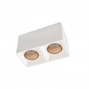 DK3085-WH+BR Светильник накладной IP 20, 10 Вт, GU5.3, LED, белый/бронзовый, пластик в Ишиме - ishim.ok-mebel.com | фото