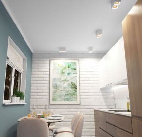 DK3085-WH+BR Светильник накладной IP 20, 10 Вт, GU5.3, LED, белый/бронзовый, пластик в Ишиме - ishim.ok-mebel.com | фото 2