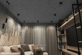 DK3090-BK+CH Светильник накладной IP 20, 10 Вт, GU5.3, LED, черный/хром, пластик в Ишиме - ishim.ok-mebel.com | фото 2