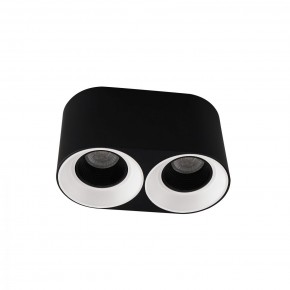 DK3096-BW+BK Светильник накладной IP 20, 10 Вт, GU5.3, LED, черно-белый/черный, пластик в Ишиме - ishim.ok-mebel.com | фото