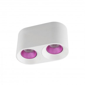 DK3096-WH+PI Светильник накладной IP 20, 10 Вт, GU5.3, LED, белый/розовый, пластик в Ишиме - ishim.ok-mebel.com | фото