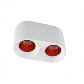 DK3096-WH+RD Светильник накладной IP 20, 10 Вт, GU5.3, LED, белый/красный, пластик в Ишиме - ishim.ok-mebel.com | фото