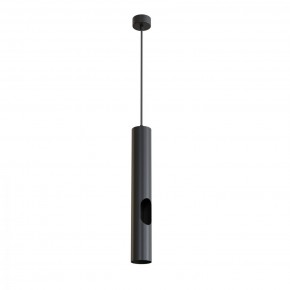 DK4045-BK Подвесной светильник, с декоративным вырезом, IP 20, до 15 Вт, LED, GU10, черный, алюминий в Ишиме - ishim.ok-mebel.com | фото