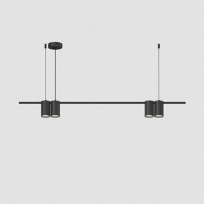DK4061-BK Подвесной светильник ORBIT, IP20, 4xGU10 LED до 15 Вт, черный матовый, алюминий в Ишиме - ishim.ok-mebel.com | фото