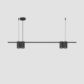 DK4061-BK Подвесной светильник ORBIT, IP20, 4xGU10 LED до 15 Вт, черный матовый, алюминий в Ишиме - ishim.ok-mebel.com | фото 2