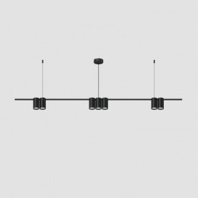 DK4063-BK Подвесной светильник ORBIT, IP20, 7xGU10 LED до 15 Вт, черный матовый, алюминий в Ишиме - ishim.ok-mebel.com | фото 2