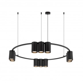 DK4065-BK Подвесной светильник ORBIT, IP20, 10xGU10 LED до 15 Вт, черный матовый, алюминий в Ишиме - ishim.ok-mebel.com | фото 3
