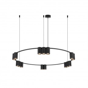 DK4067-BK Подвесной светильник ORBIT, IP20, 15xGU10 LED до 15 Вт, черный матовый, алюминий в Ишиме - ishim.ok-mebel.com | фото 3