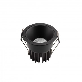 DK4500-BK Встраиваемый светильник, IP 20, 12 Вт, LED 3000, черный, алюминий в Ишиме - ishim.ok-mebel.com | фото